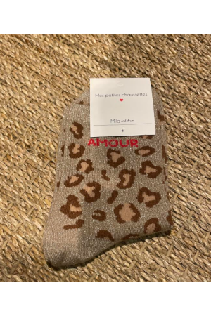 Chaussettes Amour Léopard
