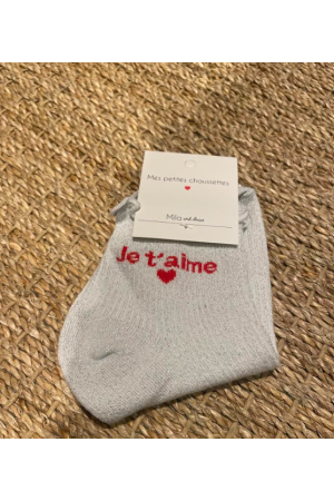 Chaussettes Je t'aime