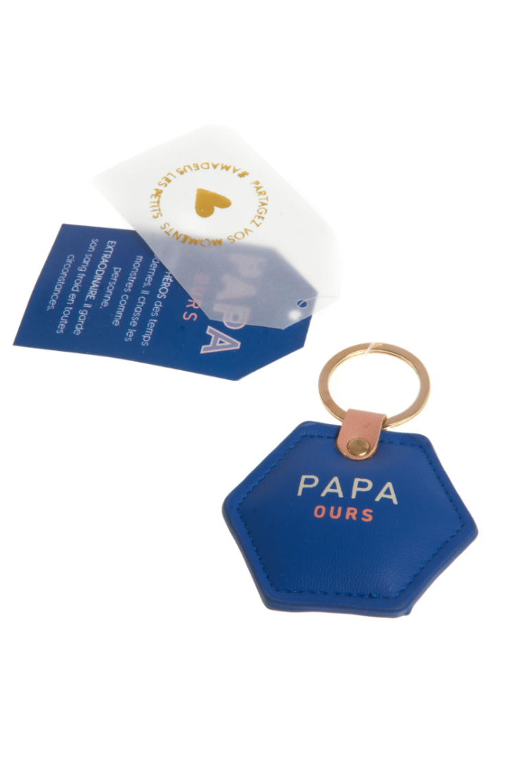 PORTE CLES PAPA OURS