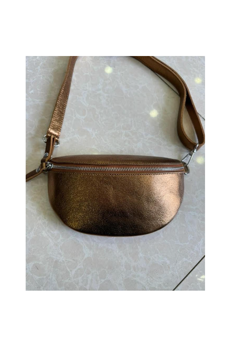 Sac banane en cuir Victorine