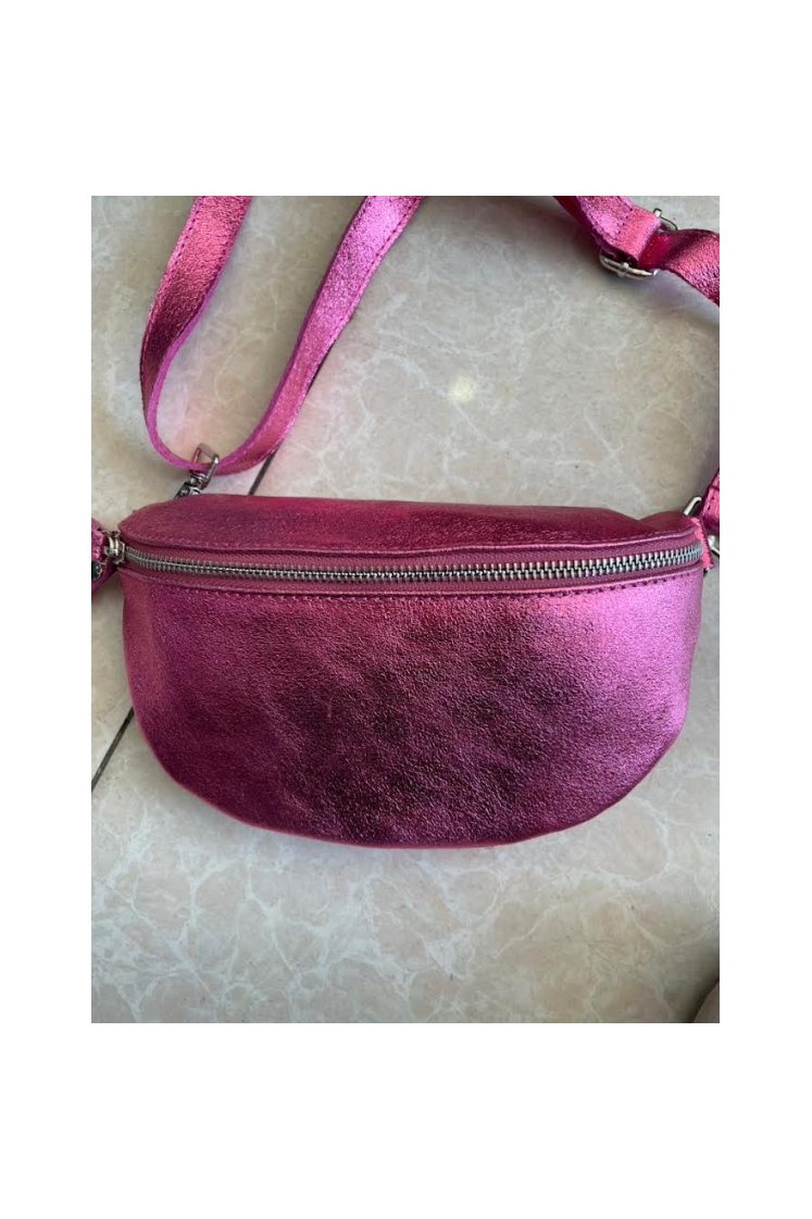 Sac banane en cuir Victorine