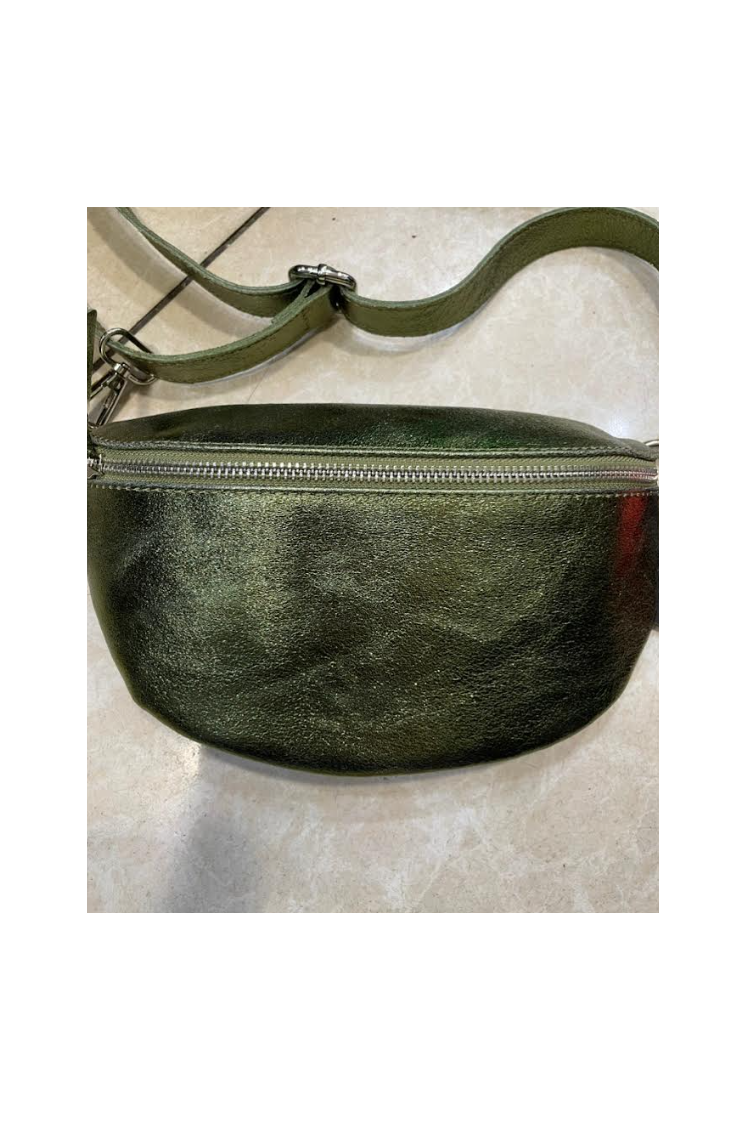 Sac banane en cuir Victorine