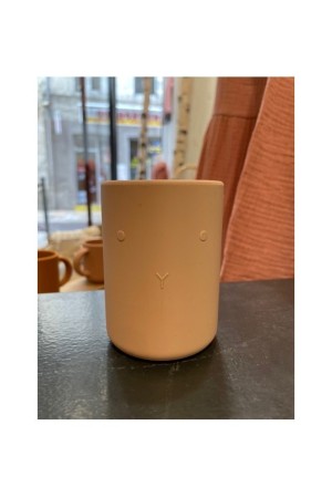 Tasse en silicone rose lapin