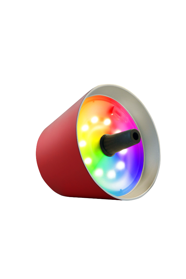 Lampe bouteille à accumulateur RGBW coloré
