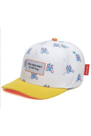 Casquette freedom blanc jaune