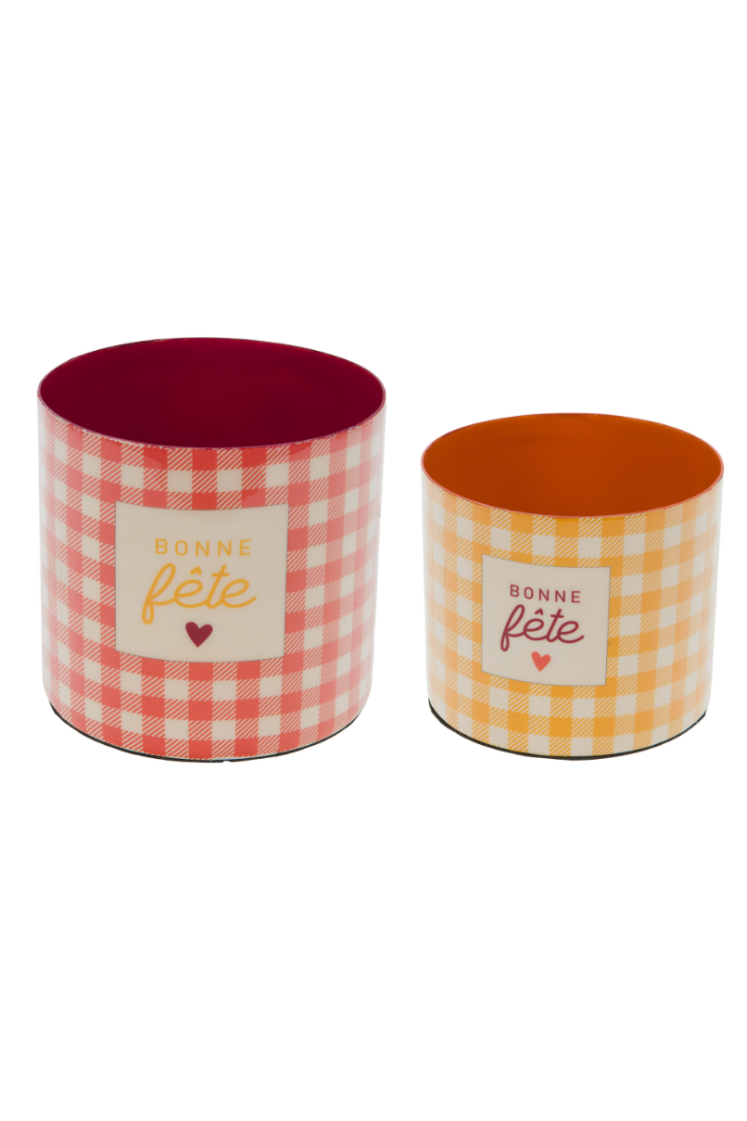 Petit cache pot bonne fête
